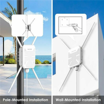 WAVLINK WN588HA2 AP atkārtotājs WiFi signāla pastiprinātājs AC1200 divu joslu WiFi paplašinātājs