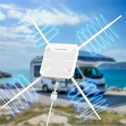 WAVLINK WN588HA2 AP atkārtotājs WiFi signāla pastiprinātājs AC1200 divu joslu WiFi paplašinātājs