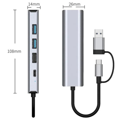 Сетевая карта-конвертер 2501 RJ45 Gigabit USB-C / USB в Ethernet