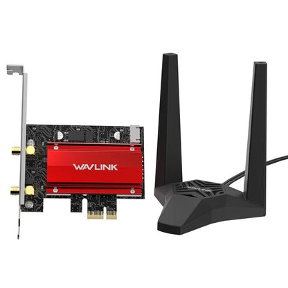WAVLINK WN685BE3-A Трехдиапазонный беспроводной адаптер BE200 для настольного ПК WiFi 7 BE8800 PCIe Card
