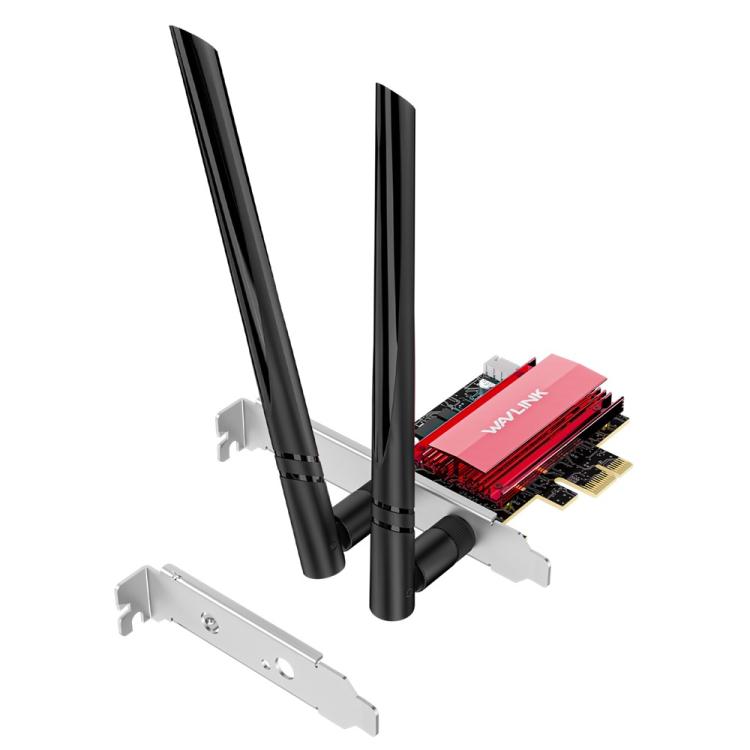 Беспроводная сетевая карта WAVLINK WN685BE3-B BE8800 2,4 ГГц 5 ГГц 6 ГГц Wi-Fi 7 Tri-Band PCI-E