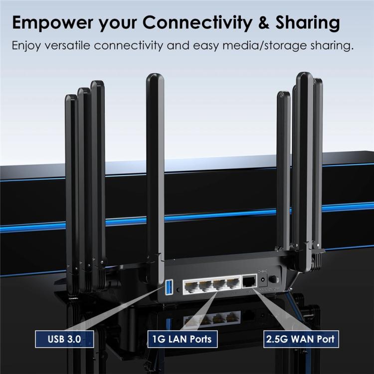 WAVLINK WN536AX6 для игрового высокоскоростного двухдиапазонного повторителя MESH AP AX6000 WiFi 6-маршрутизатор