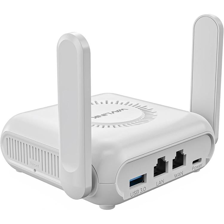 WAVLINK WNT100X3 AX3000 160MHz MU-MIMO OFDMA VPN divjoslu WiFi 6 ceļojumu maršrutētājs