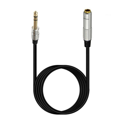 JUNSUNMAY 6.35mm 1/4 inch Male to Female Stereo Headphone Guitar Extension Cable Cord