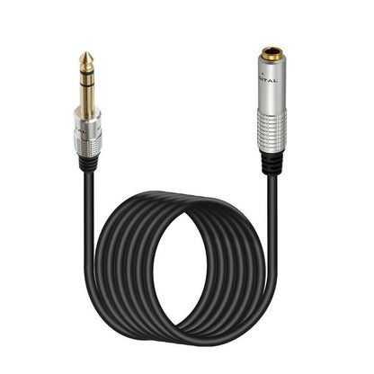 JUNSUNMAY 6.35mm 1/4 inch Male to Female Stereo Headphone Guitar Extension Cable Cord
