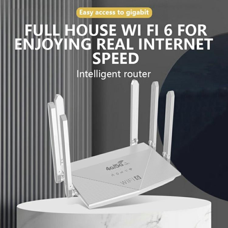 Маршрутизатор WR900-E, версия для Евразии, 4G SIM-карта, 6 антенн, 4 порта LAN, LTE WiFi6