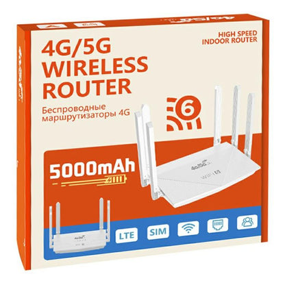 Маршрутизатор WR900-E, версия для Евразии, 4G SIM-карта, 6 антенн, 4 порта LAN, LTE WiFi6