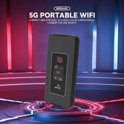 M8A-E Eurasian Version 5G Portable MIFI Dual Band 600Mbps Router Travel Work Wireless WiFi 6 Router