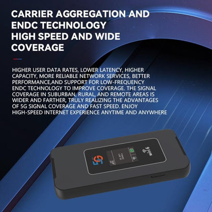 M8A-E Eurasian Version 5G Portable MIFI Dual Band 600Mbps Router Travel Work Wireless WiFi 6 Router