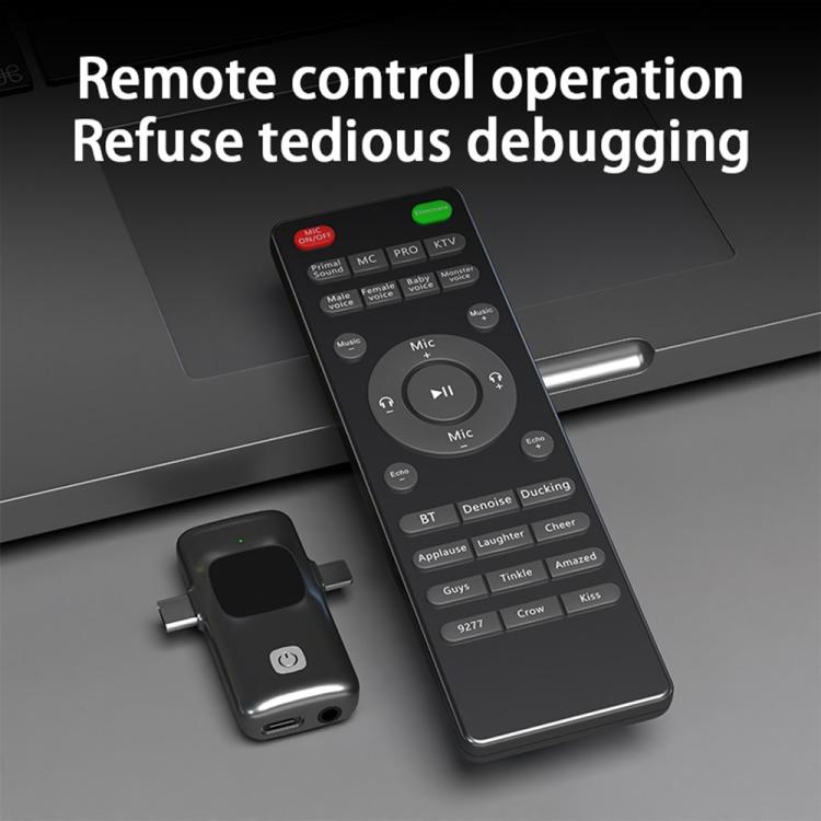 E8 Built-in Sound Card Wireless Neck-Mounted Microphone Gaming Voice Chat Headset