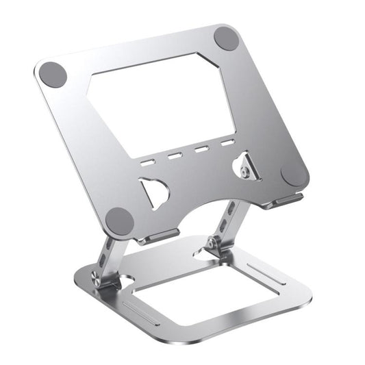 J22 Dissipation Adjustable Height Nano Steel Folding 17.3 Inch Laptop Stand Metal Base