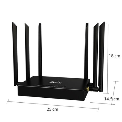 ED128 6 антенн SIM-карта Евразийская версия 4G LTE 300 Мбит/с беспроводной WiFi-маршрутизатор для домашнего офиса