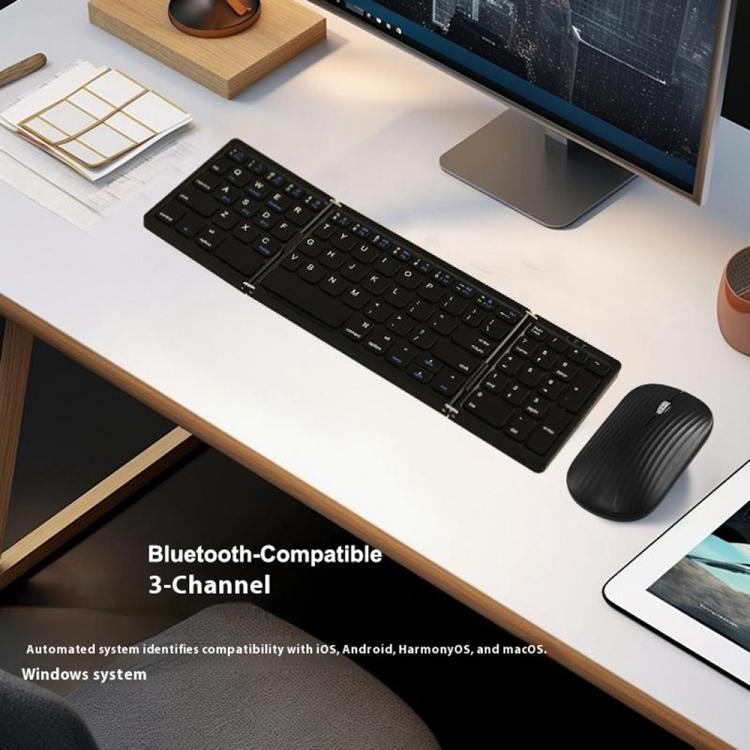 B089 Foldable Wireless Keyboard Mouse Set
