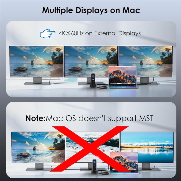 WAVLINK UMD27PRO 8K 30Hz / 4K 144Hz 140W PD HUB Adapter