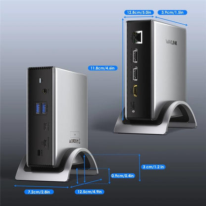 WAVLINK UMD27PRO Support 8K 30Hz 4K 144Hz 140W HUB Docking Station