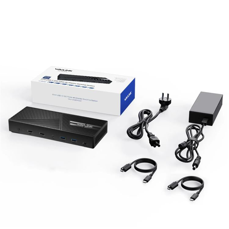 WAVLINK UG69PD27 USB-C KVM Exchanger Hub Adapter DisplayLink 4K Monitor Docking Station
