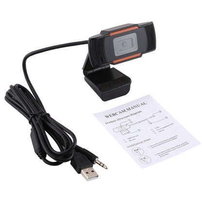 Веб-камера HXSJ A870 HD 480P с микрофоном для поглощения звука, микрофон для Skype для Android TV, вращающаяся компьютерная камера USB