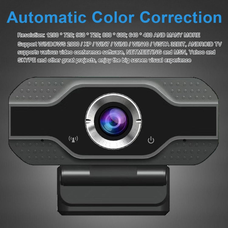 Веб-камера HD 1080P со встроенным микрофоном, умная веб-камера USB для потоковой передачи видео Beauty Live Camera для компьютера Android TV