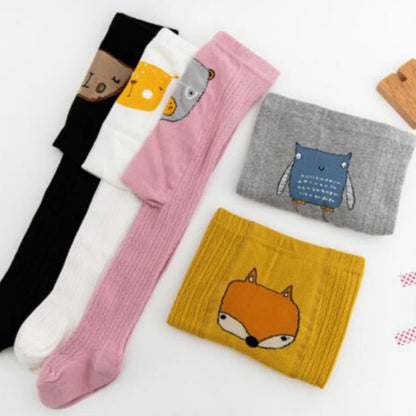 Cartoon Cute Baby Girls Soft Cotton Tight Pantyhose