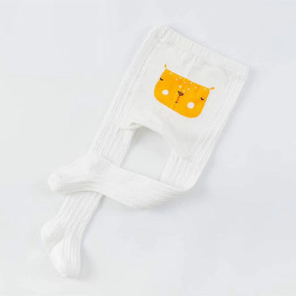 Cartoon Cute Baby Girls Soft Cotton Tight Pantyhose