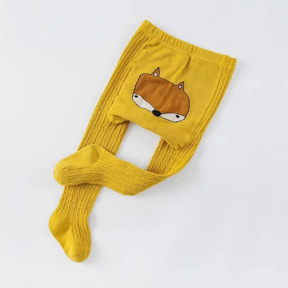 Cartoon Cute Baby Girls Soft Cotton Tight Pantyhose