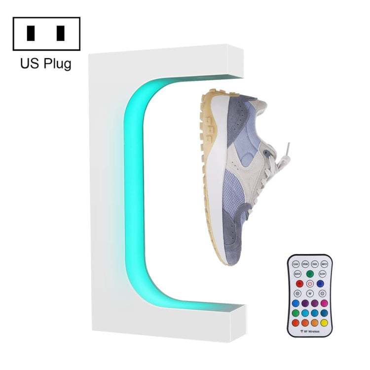 LM-001 LED Lighting Magnetic Levitation Shoes Display Stand