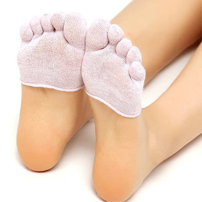 Women Invisible Non-slip Toe Socks Five Finger Socks