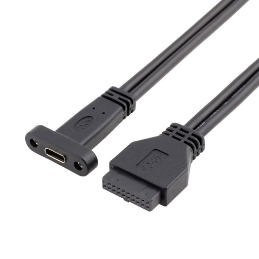 50 см USB3.0 20P - USB Type-C материнский корпус PCI-провод перегородки