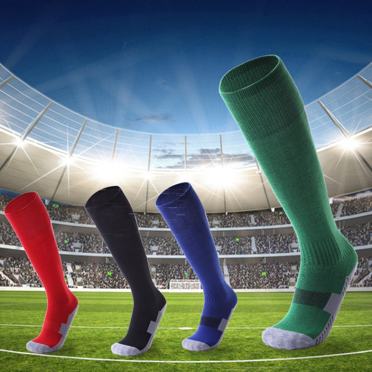 Adult Non-Slip Over-Knee Football Socks Thick Comfortable Wear-Resistant High Knee Socks