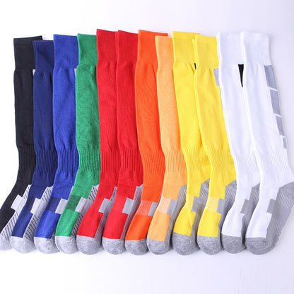 Adult Non-Slip Over-Knee Football Socks Thick Comfortable Wear-Resistant High Knee Socks