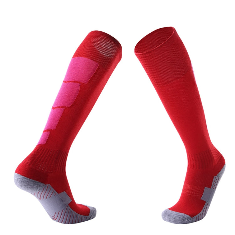 Adult Non-Slip Over-Knee Football Socks Thick Comfortable Wear-Resistant High Knee Socks