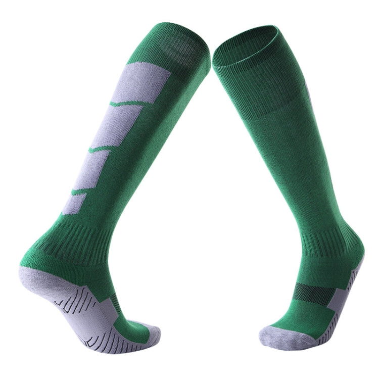 Adult Non-Slip Over-Knee Football Socks Thick Comfortable Wear-Resistant High Knee Socks