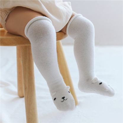 Autumn And Winter Baby Thigh Socks Curling Loose Mouth Children Cartoon Non-Slip Toddler Socks
