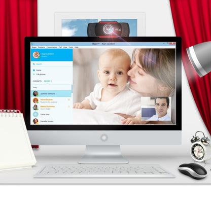 HXSJ USB Webcam HD 300 Megapixel PC Camera with Absorption Microphone