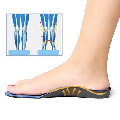 One Pair Flatfoot Orthotics Cubitus Varus Orthopedic Feet Cushion Pads Care Insoles