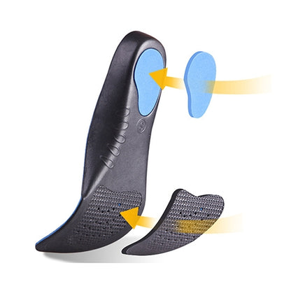 One Pair Flatfoot Orthotics Cubitus Varus Orthopedic Feet Cushion Pads Care Insoles