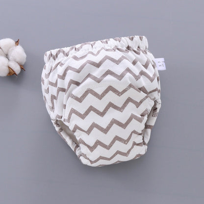 6 Layer Baby Diaper Waterproof  Reusable Cloth Diapers Baby Cotton Training  Underwear Pants Diaper