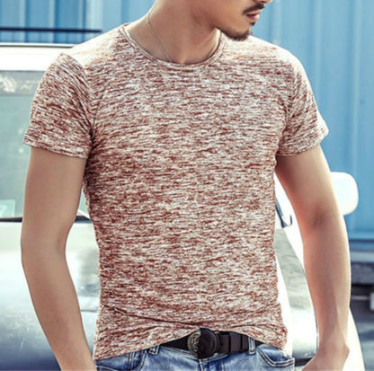 Tops Tees Casual Short Sleeve Pure T-shirts Clothes for Men