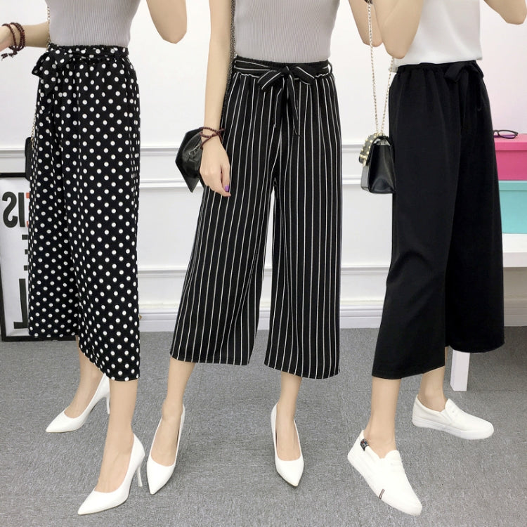 Wide Leg Pants Female Summer High Waist Was Thin Ladies Casual Pants