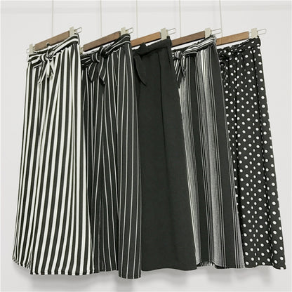 Wide Leg Pants Female Summer High Waist Was Thin Ladies Casual Pants