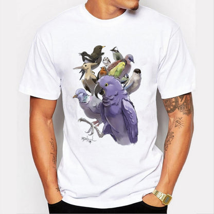Short-sleeved Printing Pattern T-shirt for Men
