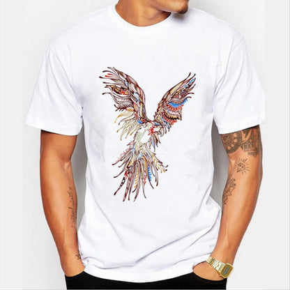 Short-sleeved Printing Pattern T-shirt for Men
