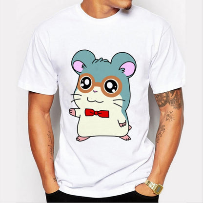 Short-sleeved Printing Pattern T-shirt for Men