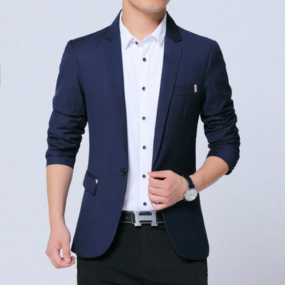 Men Casual Suit Self-cultivation Business Blazer