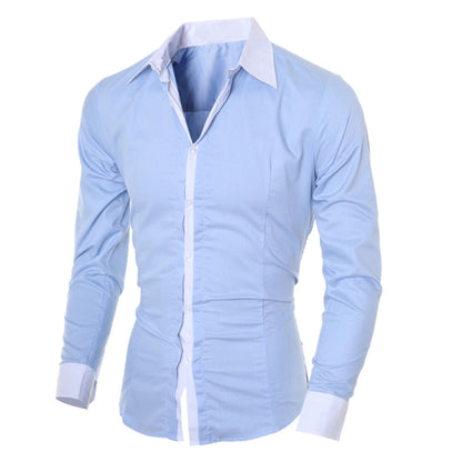 Casual Business Men Dress Long Sleeve Cotton Stylish Social Shirts