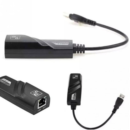 2 шт. USB3.0 гигабитная сетевая карта для ноутбука, внешний проводной USB-интерфейс RJ45