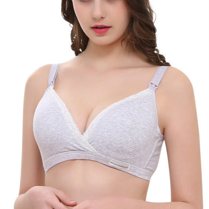 Nursing Maternity Clothing Cotton Breast Feeding Bra for Pregnant Women Pregnancy Breast Sleep Underwear