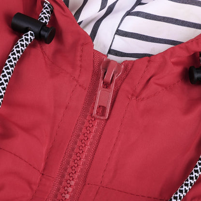 Women Waterproof Rain Jacket Hooded Raincoat