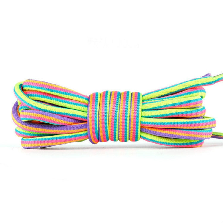 5 PCS Bold Round Sneakers Casual Shoes Rope