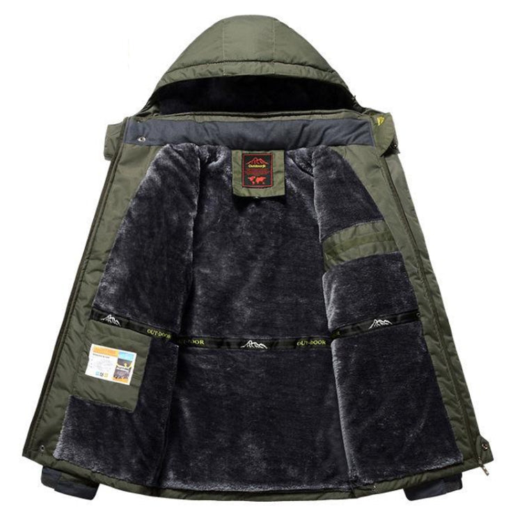 Winter Fleece Military Jackets Men Windproof Waterproof Outwear Parka Windbreaker Warm Coat